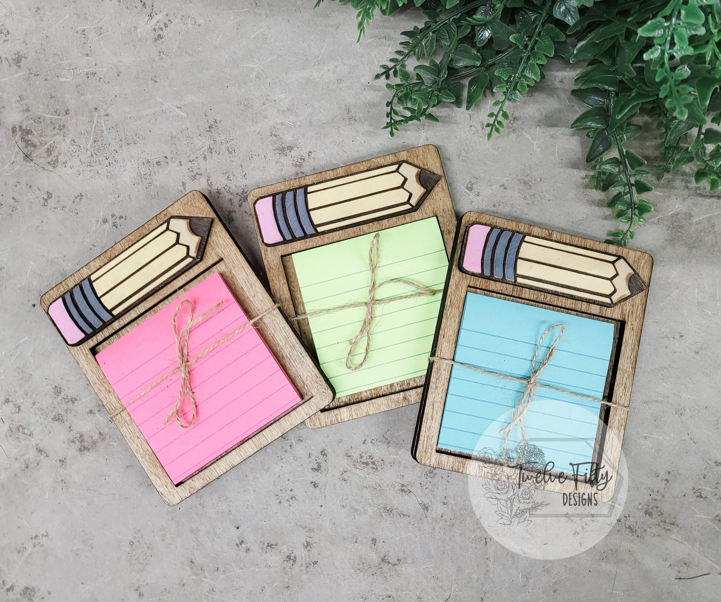 Customized Post it Note Holder